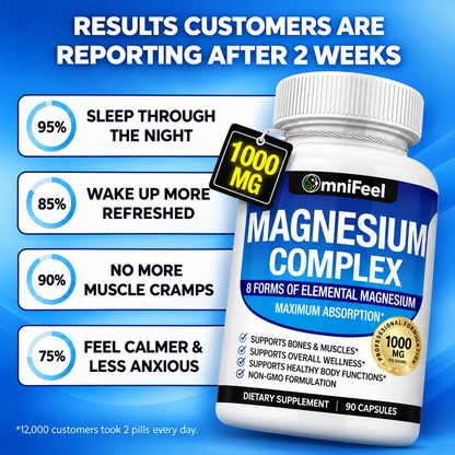 OmniFeel Magnesium Complex – 8 Forms with Glycinate