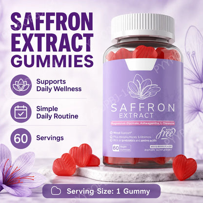 Saffron Mood Support Gummies - 60 Count