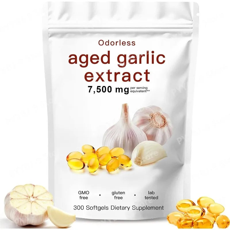 Odorless Aged Garlic Extract - 300 Count