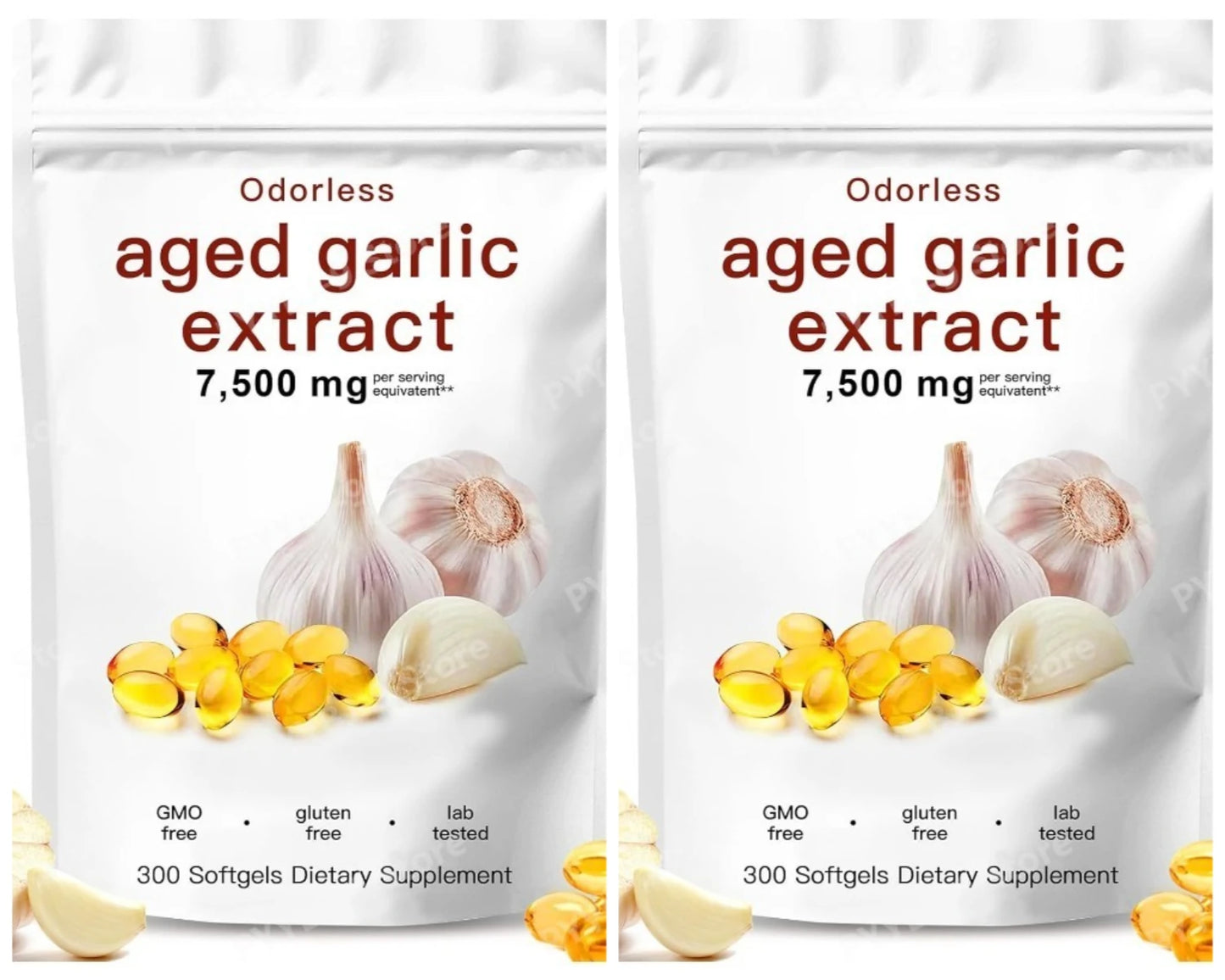 Odorless Aged Garlic Extract - 300 Count