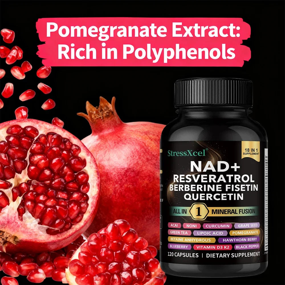 NAD+ Energy & Anti-Aging Support - 120 Softgels