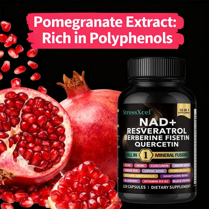 NAD+ Energy & Anti-Aging Support - 120 Softgels