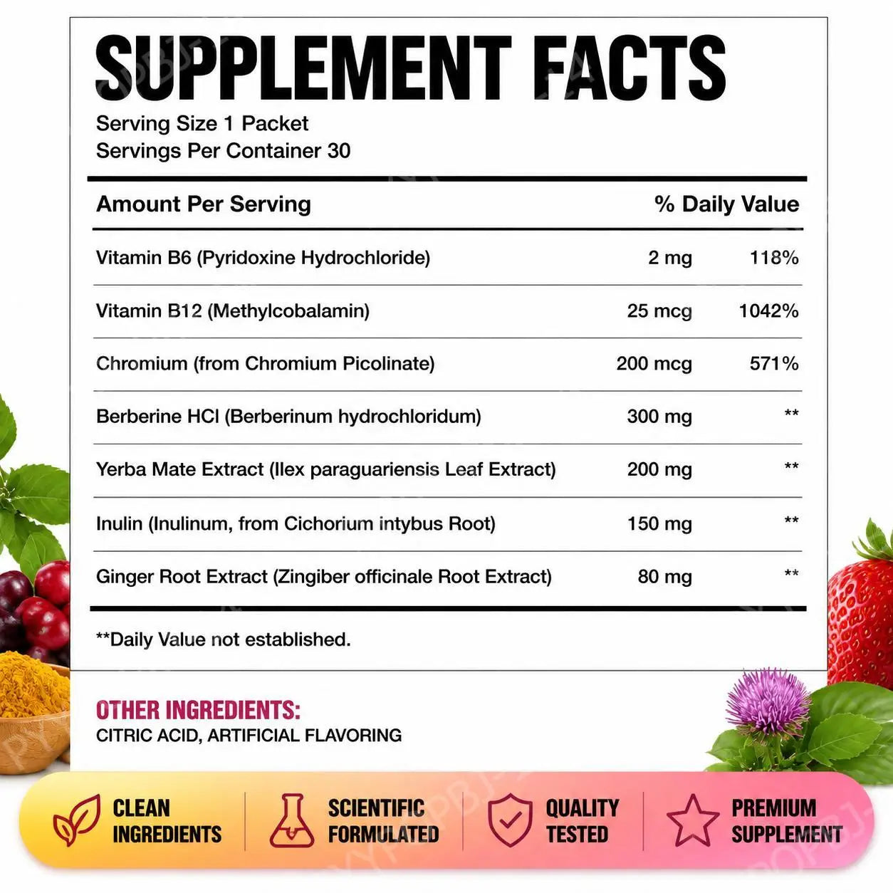 Weight Management Powder Drink Mix - 30 Sticks
