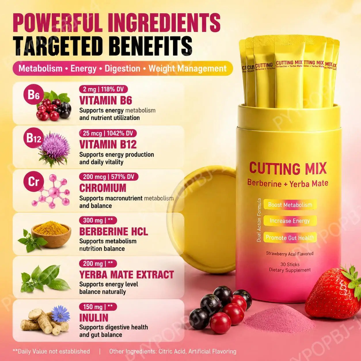 Weight Management Powder Drink Mix - 30 Sticks