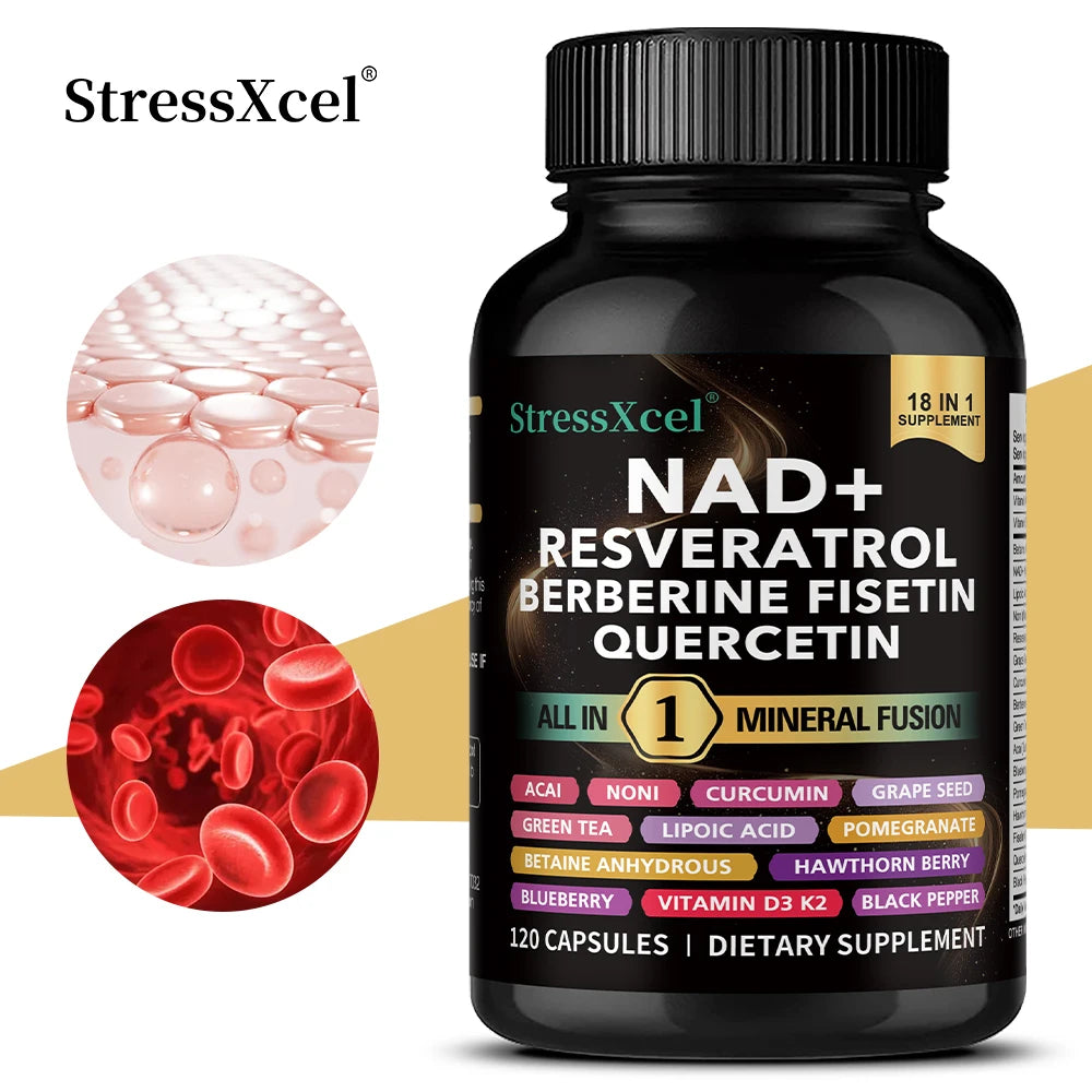 NAD+ Energy & Anti-Aging Support - 120 Softgels