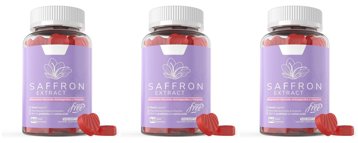 Saffron Mood Support Gummies - 60 Count