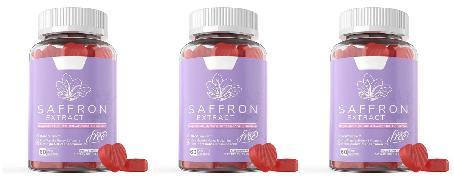 Saffron Mood Support Gummies - 60 Count