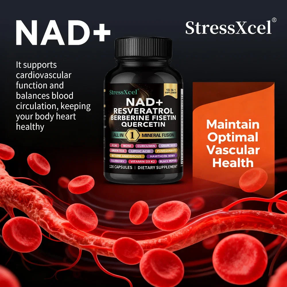 NAD+ Energy & Anti-Aging Support - 120 Softgels