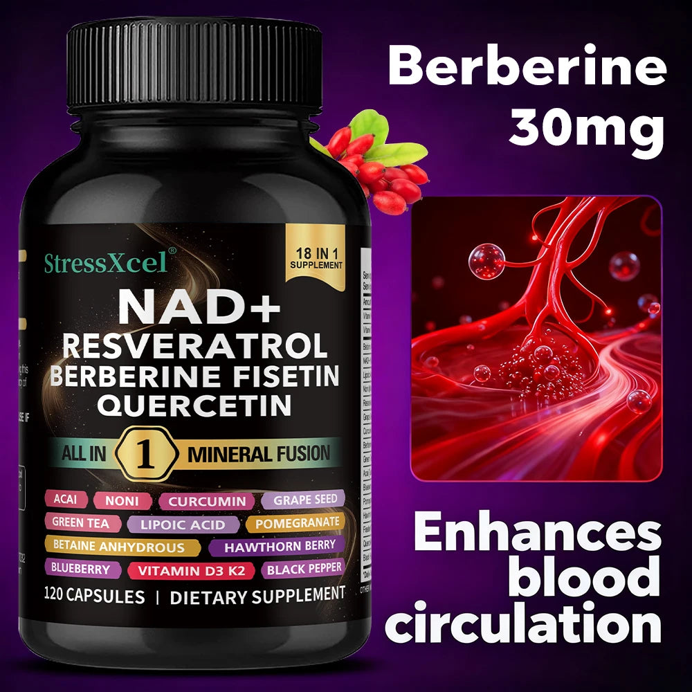 NAD+ Energy & Anti-Aging Support - 120 Softgels