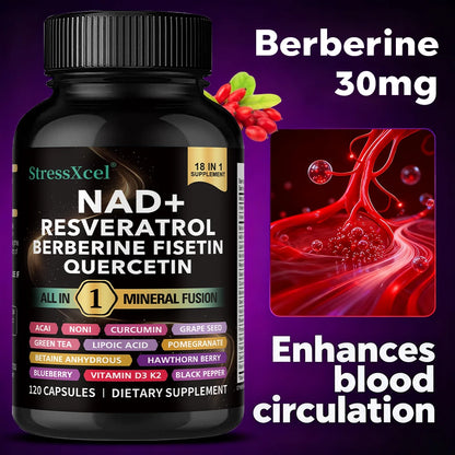 NAD+ Energy & Anti-Aging Support - 120 Softgels