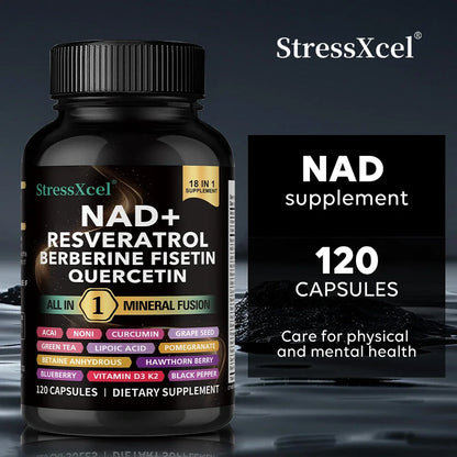 NAD+ Energy & Anti-Aging Support - 120 Softgels
