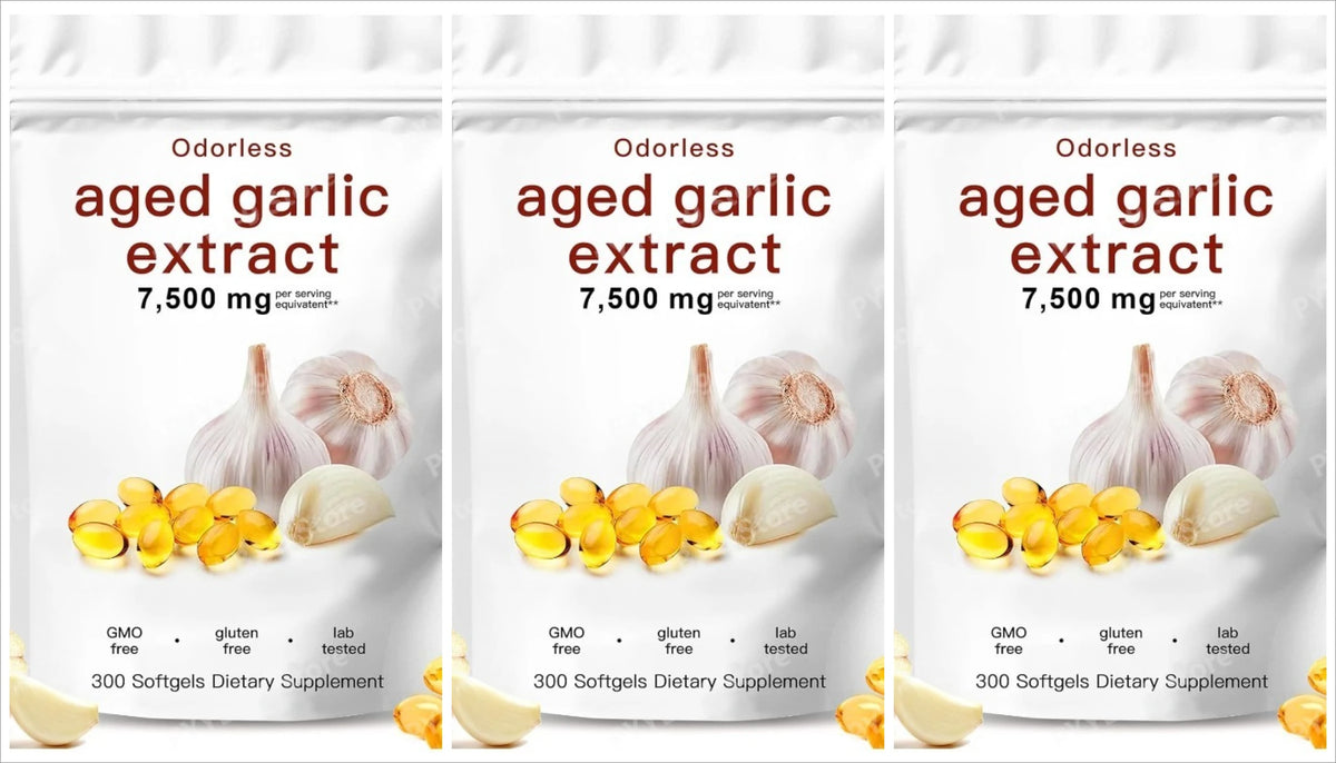 Odorless Aged Garlic Extract - 300 Count