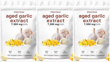 Odorless Aged Garlic Extract - 300 Count