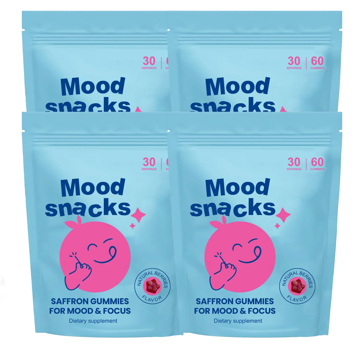 Mood Saffron Gummies for Kids 4+ | 60 Count